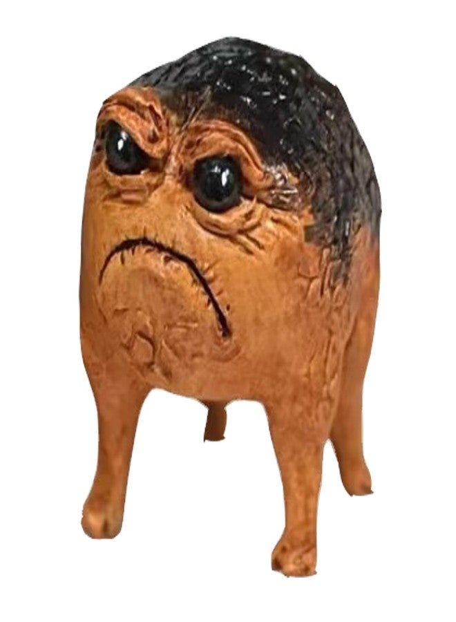 ALHBEJT Frog Toad Statue Ugly Angry Sculptures Garden Statues Garden Yard Decor Statue Fun Novelty Home Office Decor - Image 1